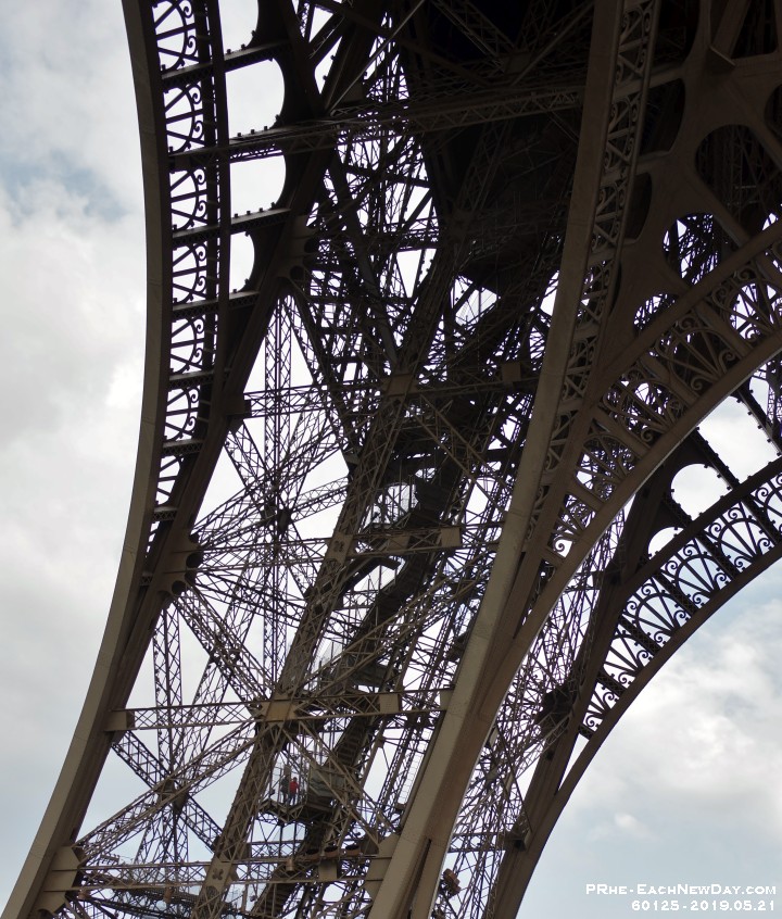 60125CrLe - We ascend the Eiffel Tower - Paris, France